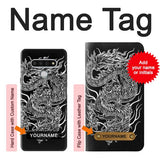 LG Stylo 6 Hard Case Dragon Tattoo with custom name
