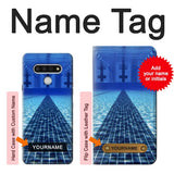 LG Stylo 6 Hard Case Swimming Pool with custom name