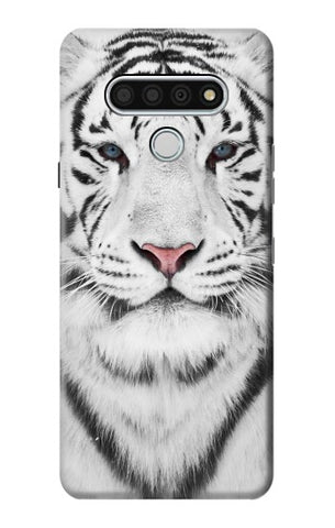 LG Stylo 6 Hard Case White Tiger