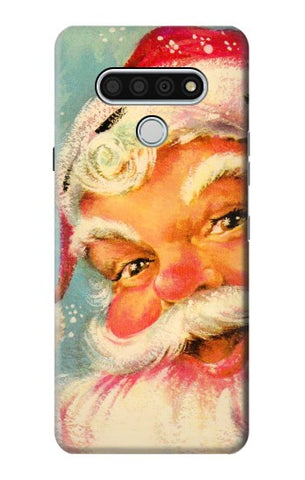 LG Stylo 6 Hard Case Christmas Vintage Santa