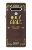 LG Stylo 6 Hard Case Holy Bible Cover King James Version