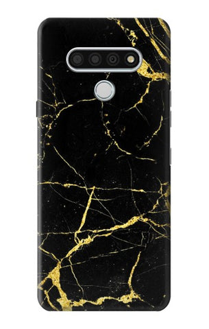 LG Stylo 6 Hard Case Gold Marble Graphic Printed