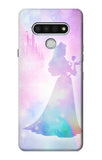 LG Stylo 6 Hard Case Princess Pastel Silhouette