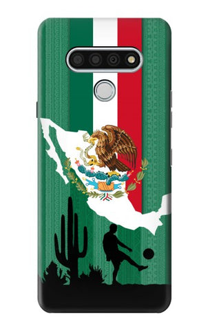 LG Stylo 6 Hard Case Mexico Football Flag