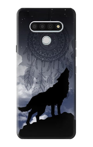 LG Stylo 6 Hard Case Dream Catcher Wolf Howling