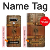 LG Stylo 6 Hard Case Treasure Chest with custom name