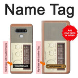 LG Stylo 6 Hard Case FM AM Wooden Receiver Graphic with custom name