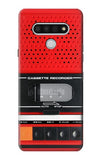 LG Stylo 6 Hard Case Red Cassette Recorder Graphic