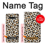 LG Stylo 6 Hard Case Fashionable Leopard Seamless Pattern with custom name