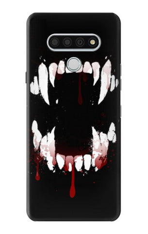 LG Stylo 6 Hard Case Vampire Teeth Bloodstain