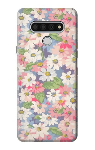 LG Stylo 6 Hard Case Floral Flower Art Pattern