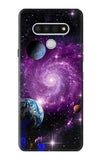 LG Stylo 6 Hard Case Galaxy Outer Space Planet