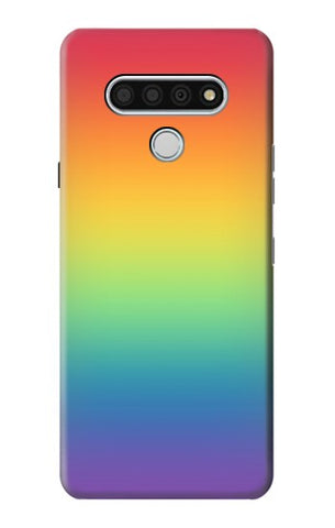 LG Stylo 6 Hard Case LGBT Gradient Pride Flag