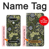 LG Stylo 6 Hard Case William Morris with custom name