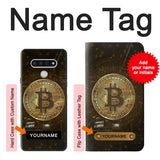 LG Stylo 6 Hard Case Cryptocurrency Bitcoin with custom name