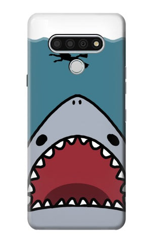 LG Stylo 6 Hard Case Cartoon Shark Sea Diving