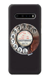 LG V60 ThinQ 5G Hard Case Retro Rotary Phone Dial On