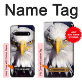 LG V60 ThinQ 5G Hard Case Eagle American with custom name
