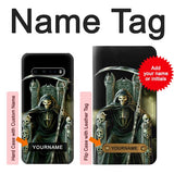 LG V60 ThinQ 5G Hard Case Grim Reaper Skeleton King with custom name