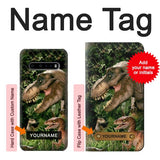 LG V60 ThinQ 5G Hard Case Trex Raptor Dinosaur with custom name