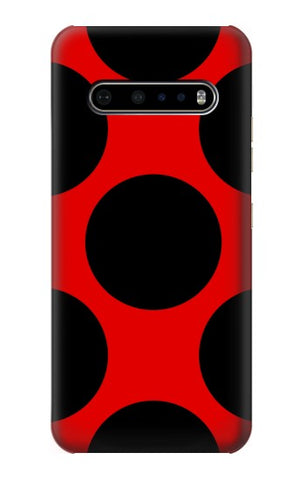 LG V60 ThinQ 5G Hard Case Lady bug Dot Pattern