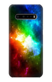 LG V60 ThinQ 5G Hard Case Colorful Rainbow Space Galaxy