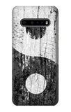 LG V60 ThinQ 5G Hard Case Yin Yang Wood