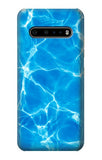 LG V60 ThinQ 5G Hard Case Blue Water Swimming Pool