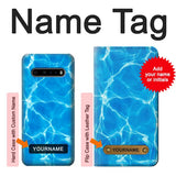 LG V60 ThinQ 5G Hard Case Blue Water Swimming Pool with custom name