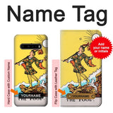 LG V60 ThinQ 5G Hard Case Tarot Card The Fool with custom name