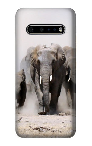 LG V60 ThinQ 5G Hard Case African Elephant
