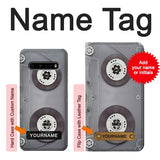 LG V60 ThinQ 5G Hard Case Cassette Tape with custom name