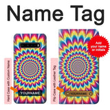 LG V60 ThinQ 5G Hard Case Colorful Psychedelic with custom name