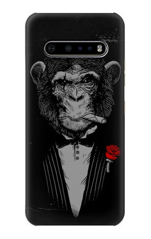 LG V60 ThinQ 5G Hard Case Funny Monkey God Father