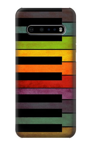 LG V60 ThinQ 5G Hard Case Colorful Piano