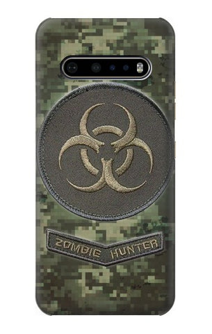 LG V60 ThinQ 5G Hard Case Biohazard Zombie Hunter Graphic