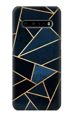 LG V60 ThinQ 5G Hard Case Navy Blue Graphic Art