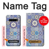 LG V60 ThinQ 5G Hard Case Moroccan Mosaic Pattern with custom name