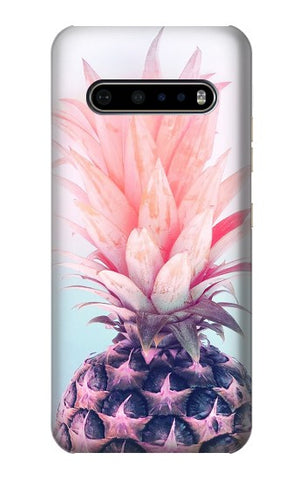 LG V60 ThinQ 5G Hard Case Pink Pineapple