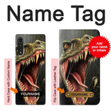 LG Velvet Hard Case T-Rex Dinosaur with custom name