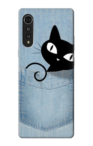 LG Velvet Hard Case Pocket Cat