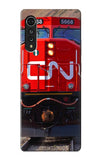 LG Velvet Hard Case Train Canadian National Railway