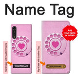 LG Velvet Hard Case Pink Retro Rotary Phone with custom name