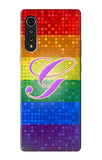 LG Velvet Hard Case Rainbow Gay Pride Flag Device