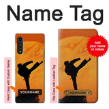 LG Velvet Hard Case Kung Fu Karate Fighter with custom name