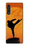 LG Velvet Hard Case Kung Fu Karate Fighter