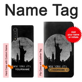 LG Velvet Hard Case New York City with custom name