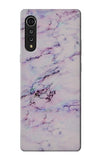 LG Velvet Hard Case Seamless Pink Marble