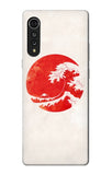 LG Velvet Hard Case Waves Japan Flag