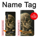 LG Velvet Hard Case Vincent Van Gogh Head Skeleton Cigarette with custom name